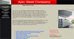 Desktop Screenshot of ajaxsteel.com